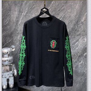 Chrome Hearts Los Angeles Dagger Long Sleeve Tee - Black